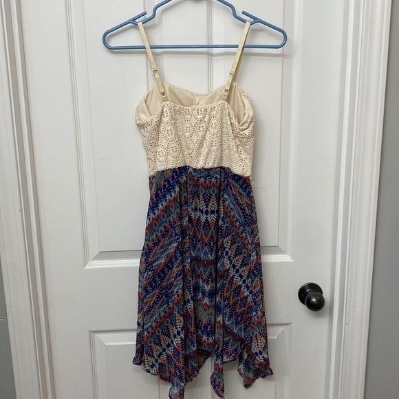 Lily Rose Asymmetrical Hem Spaghetti Strap Dress Juniors Small - Picture 4 of 6